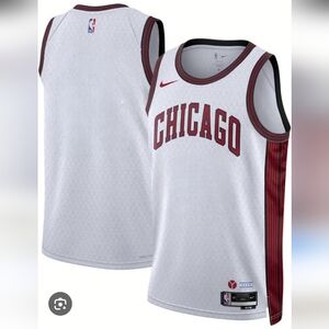 NWT Nike NBA Authentic Basketball Jersey, City Edition, Chicago Bulls Boys Large
